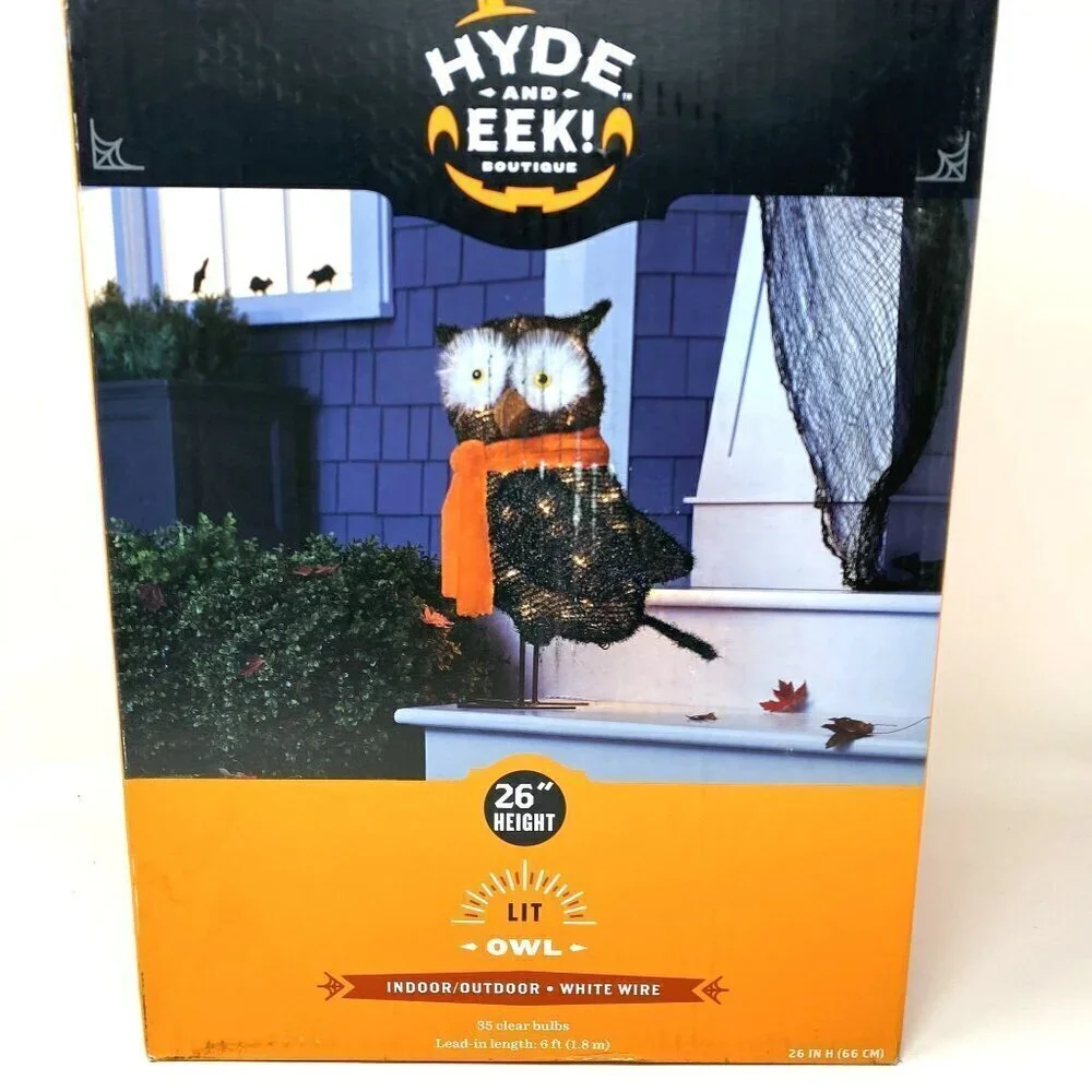 Target 26 In Light Up Owl Halloween Novelty Sculpture Light Hyde & EEK! Boutique